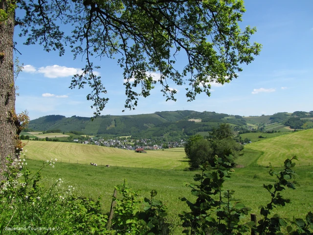 Blick in die Ferienregion Eslohe